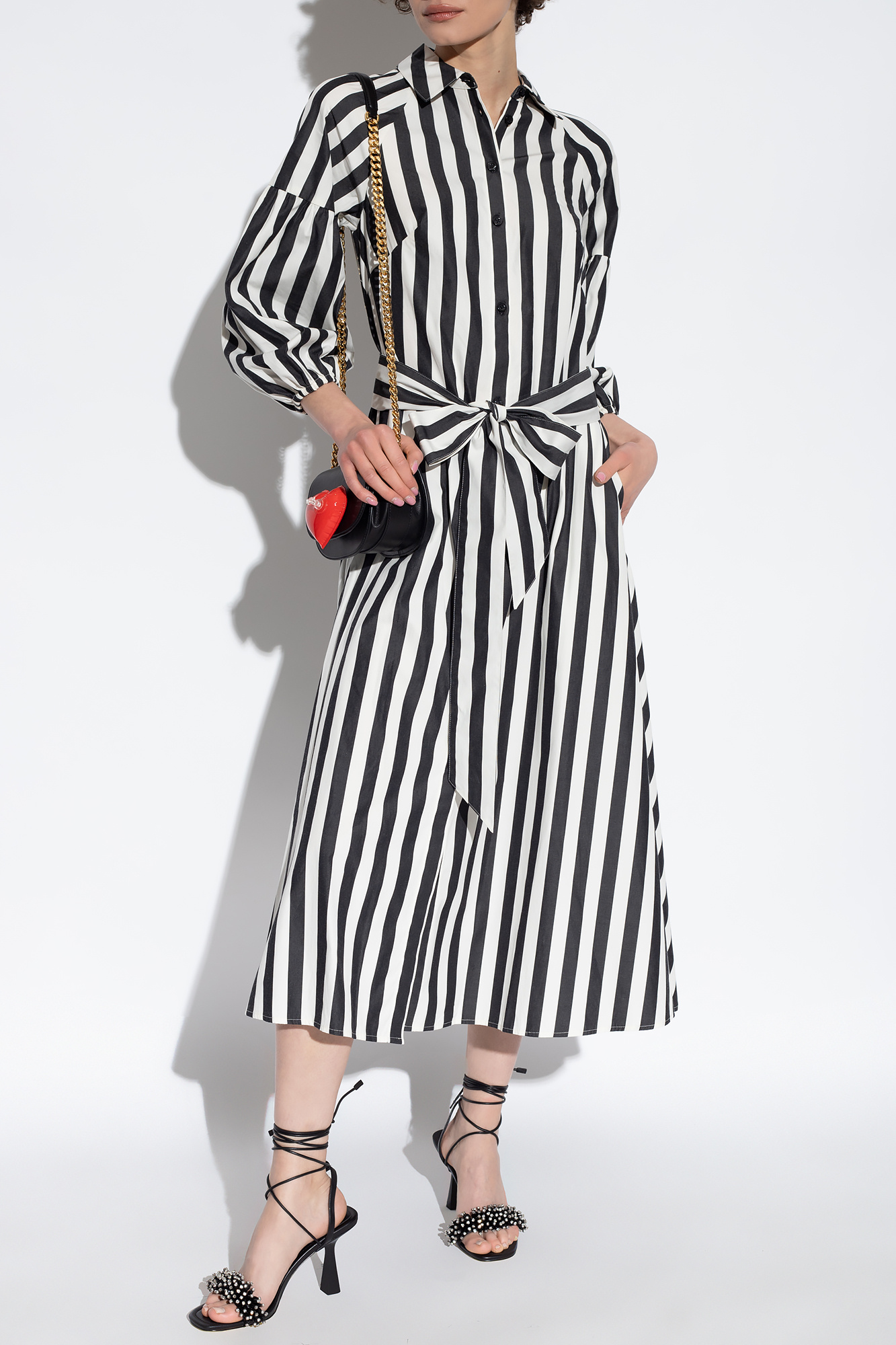 Kate spade black and white hot sale striped dress